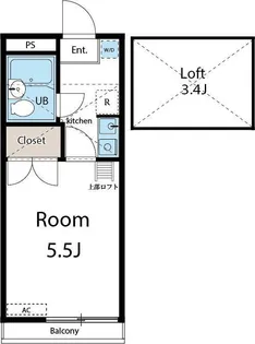 ララ鶴間NO.3【1階】の間取り