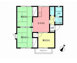 ハイム藤友A【201号室】の間取り