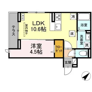シンシアタワー【1階】の間取り