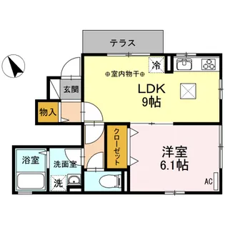 メゾン丸山【1階】の間取り