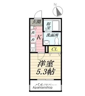 高座渋谷ヒルズ【3階】の間取り