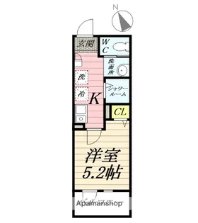 高座渋谷ヒルズ【3階】の間取り