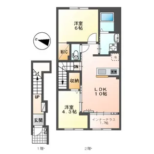 ディモーラ【2階】の間取り