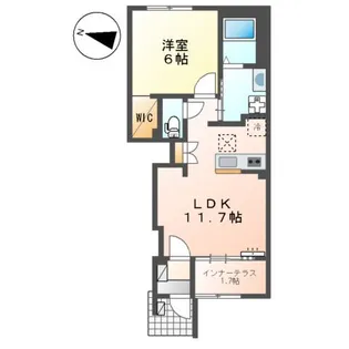 ディモーラ【1階】の間取り