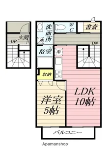 アール湘南【2階】の間取り