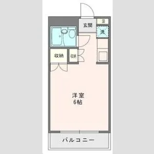 マウロア大磯【109号室】の間取り