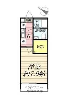 アザーレ・ディオン六会日大前【1階】の間取り