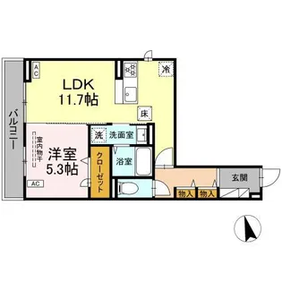 エスペリア高座渋谷【1階】の間取り