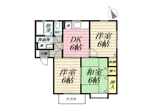 ラルジュ・アイ【1階】の間取り