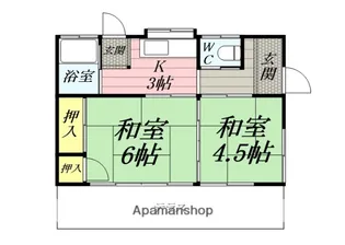 神奈川県高座郡寒川町一之宮9丁目【一戸建】の間取り