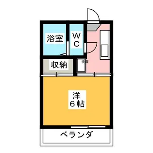 クロノス秦野東海大学前【1階】の間取り