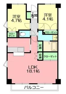 メゾンアイ【4階】の間取り