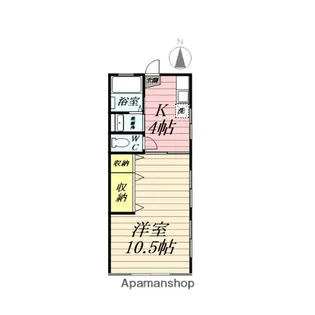 守屋アパート【2階】の間取り