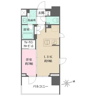 グレーシアフィット藤沢鵠沼【10階】の間取り