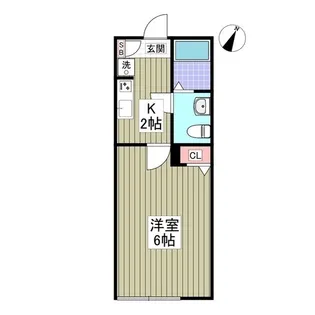 HALE伊勢原【2階】の間取り