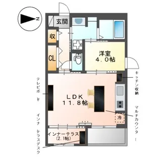 FOREST ODAWARA(フォレスト オダワラ)【3階】の間取り