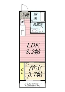ひなたと春風のラテ【2階】の間取り