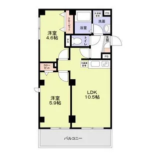 LAPIN湘南【1階】の間取り