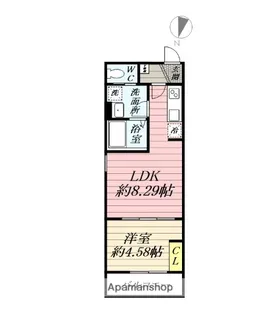 GRADUS伊勢原【1階】の間取り