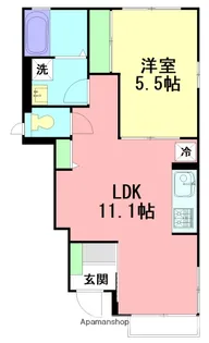 ハイムエイトⅡ D棟【1階】の間取り