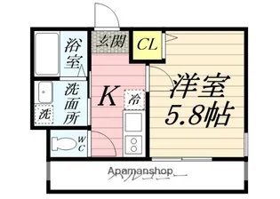 HALEAみその台【2階】の間取り