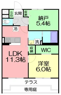 リベルタ【1階】の間取り