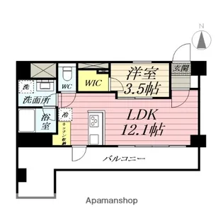 GRANDREVE茅ヶ崎幸町【7階】の間取り