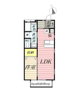 ラフール湘南【1階】の間取り
