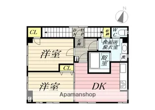 HB浜町Ⅰ【2階】の間取り