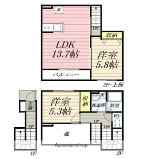 SUNNY COURT L【2階】の間取り