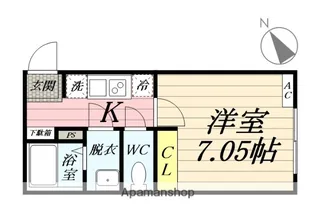 カインドネス辻堂NORTH【2階】の間取り