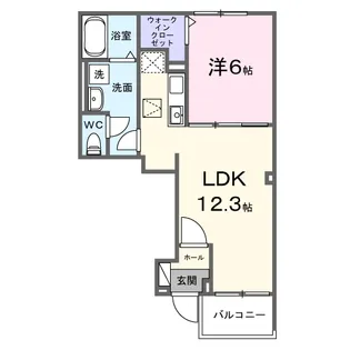 モアナ【1階】の間取り