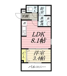 (仮称)ジーメゾン平塚幸町【2階】の間取り