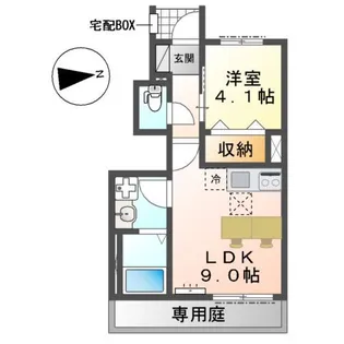 (仮称)海老名市大谷北アパートⅤ期【1階】の間取り
