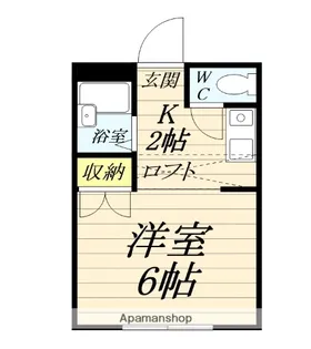 1Rの間取り画像