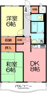 ダンデライアン鵠沼【1階】の間取り