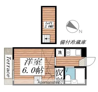 サーフアンドサンド【1階】の間取り