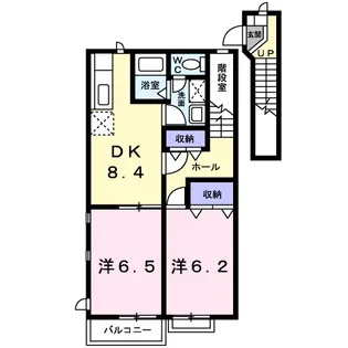 MARSH VILLA【2階】の間取り