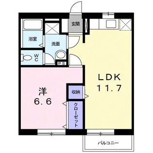 カリダ【2階】の間取り