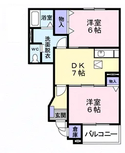 湘南ウインド【1階】の間取り
