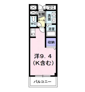 ツインスターB【2階】の間取り
