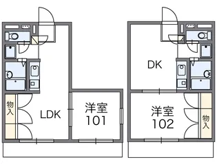 レオパレスヴェネツィア【1階】の間取り