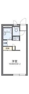 レオパレススズキ【206号室】の間取り