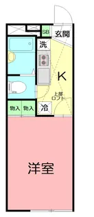 レオパレス美勝園【1階】の間取り
