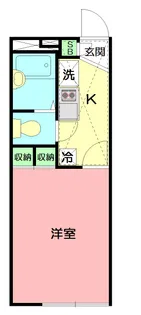 1Kの間取り画像