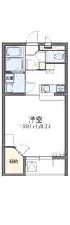 レオパレスエグゼ Ⅱ【3階】の間取り