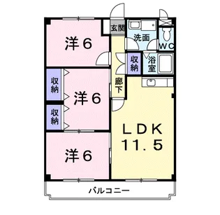 アーバンリウ【4階】の間取り
