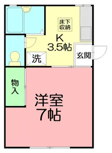 ジュネス・アオキ【2階】の間取り