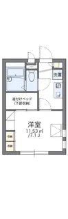レオパレス下落合【2階】の間取り