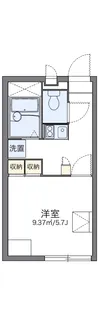レオパレスネイティブⅢ【102号室】の間取り